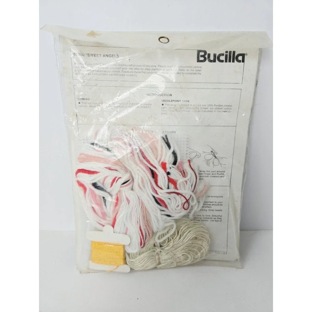 Vintage Bucilla Kit Great Shapes for Christmas ornaments angel 61000